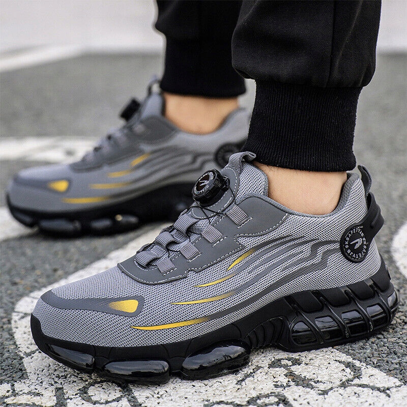 Buty robocze ochronne BHP Sportowe półbuty LEKKIE SZAROŚĆ Model jg46854gg