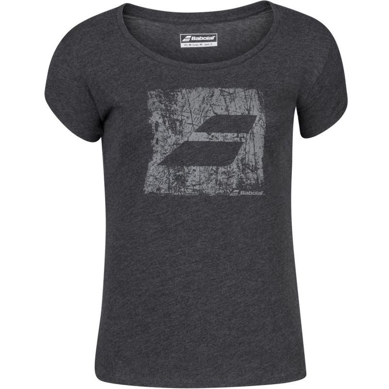 Koszulka Babolat Exercise Big Flag Tee Women Black M