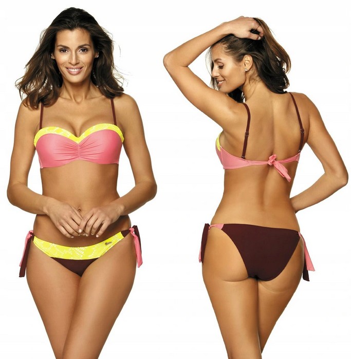 

Kostium kąpielowy M-491/5 strój duży push-up 38