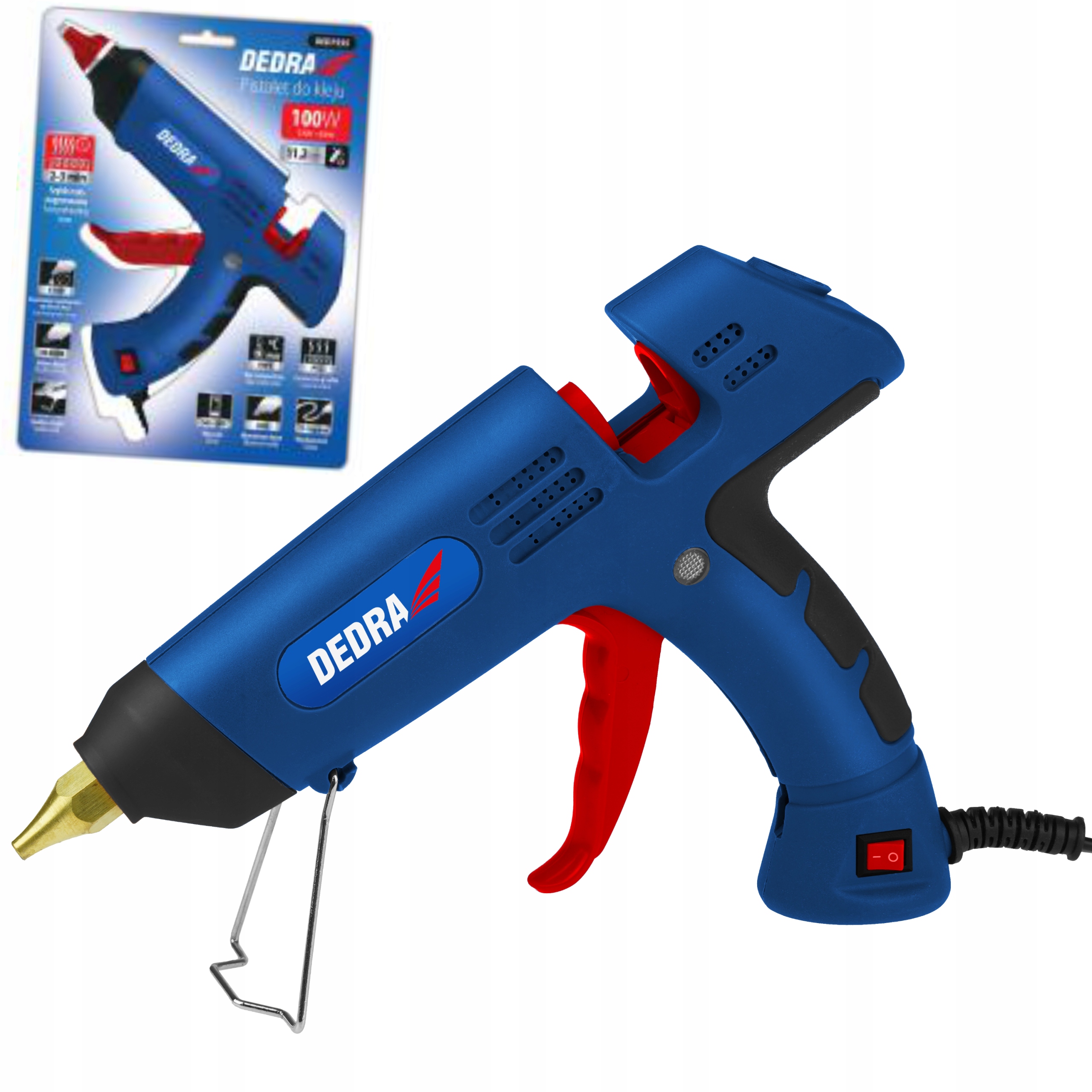 DEDRA PISTOLET DO KLEJU NA GORĄCO 150W 11,2MM