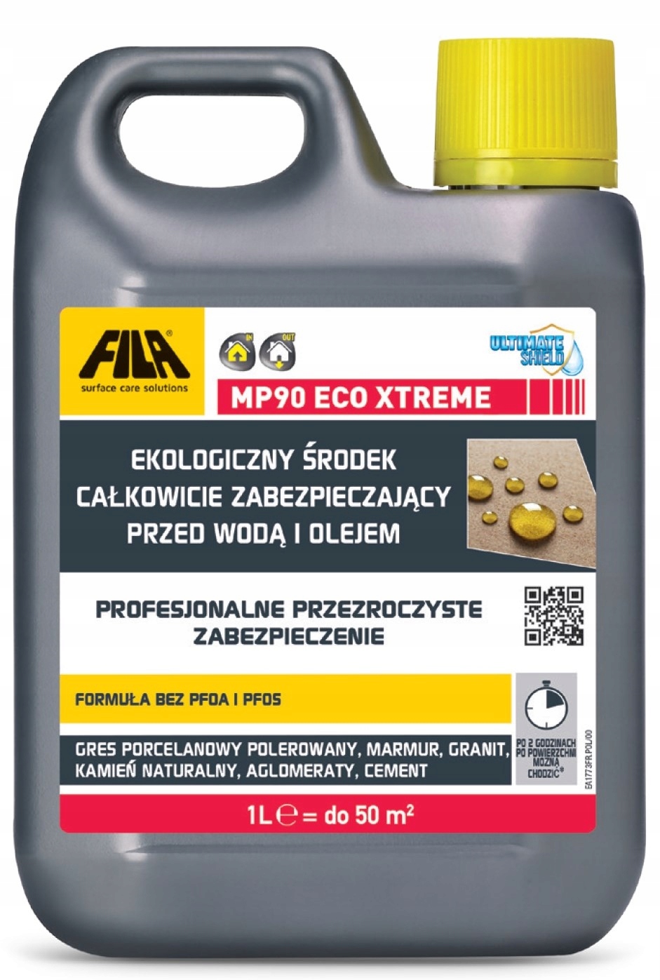 Fila MP90 Eco Xtreme 1L impregnat zabezpieczający przed wodą olejem gres