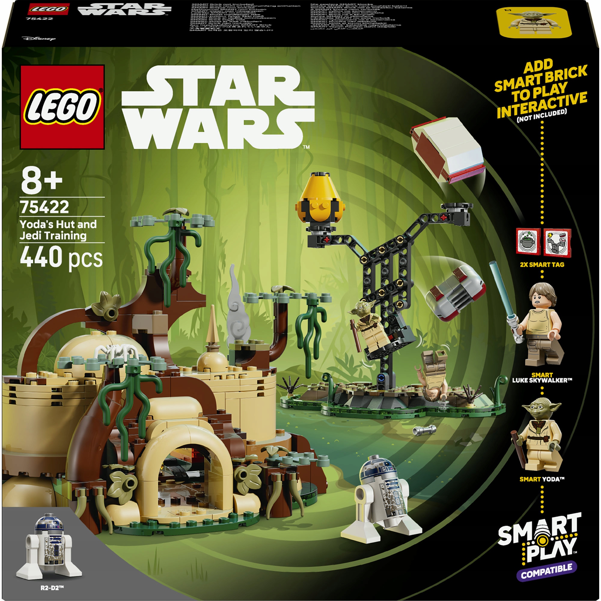 Lego Star Wars Smart Play: Chatka Yody i szkolenie Jedi 75422