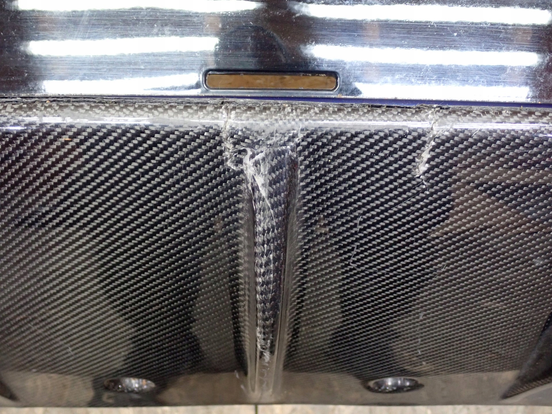 bumper rear part rear BENTLEY CONTINENTAL GT GTC 3S 2017- CARBON 3SD807527