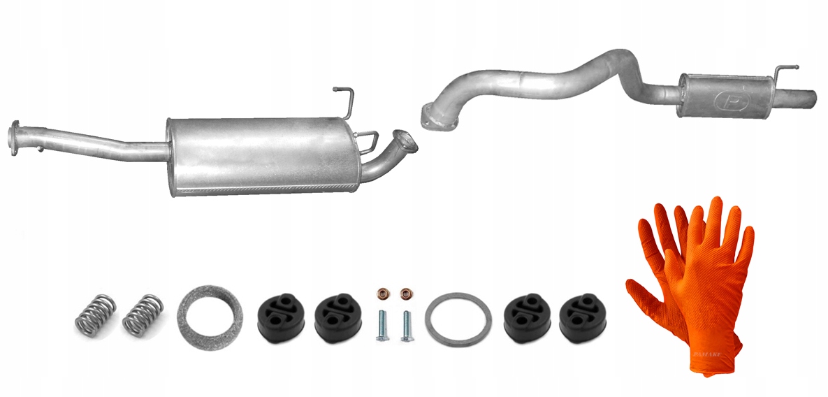 Toyota Land Cruiser 3.4 (1996-2002) Tlumič Koncová verze 3D