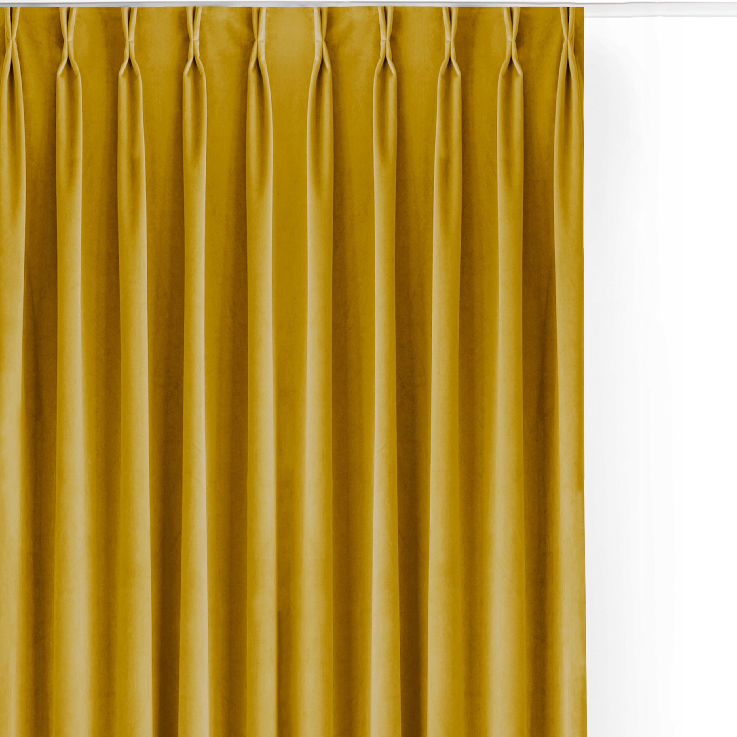 Filumi Záves velvet velúr Flexy 9,5 cm Horčicový 530x250