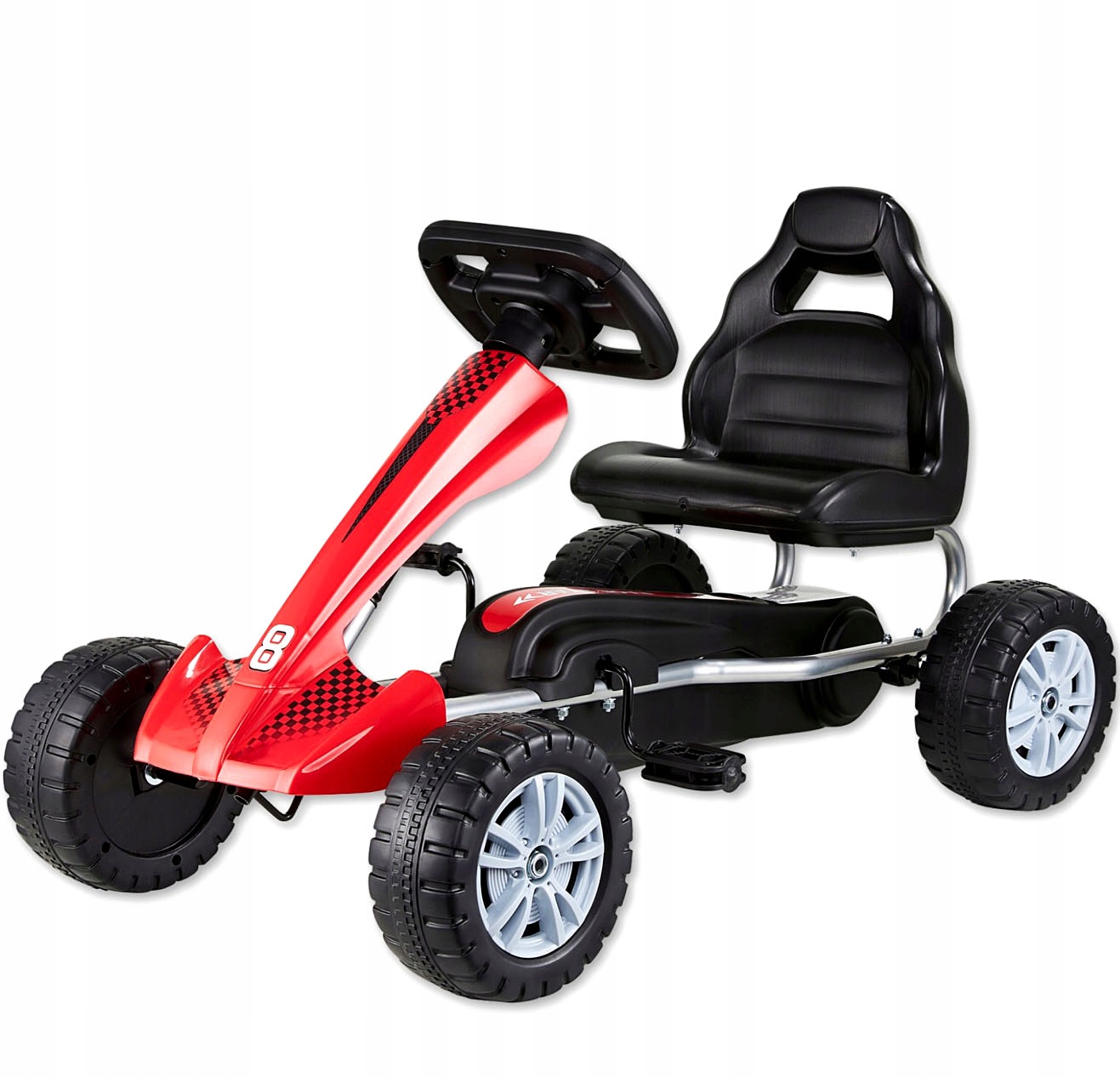 Gokart na pedały dla dzieci od 3lat sportowy wielki duży jeździk