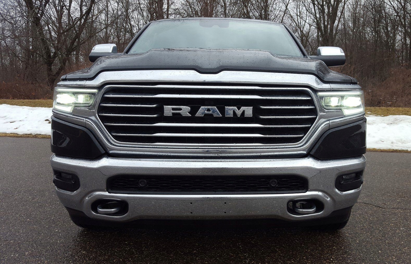 DODGE RAM 2019-2024 GRILL LIMITED LONGHORN CHROM NOWY KOMPLETNY CHROMOWANY