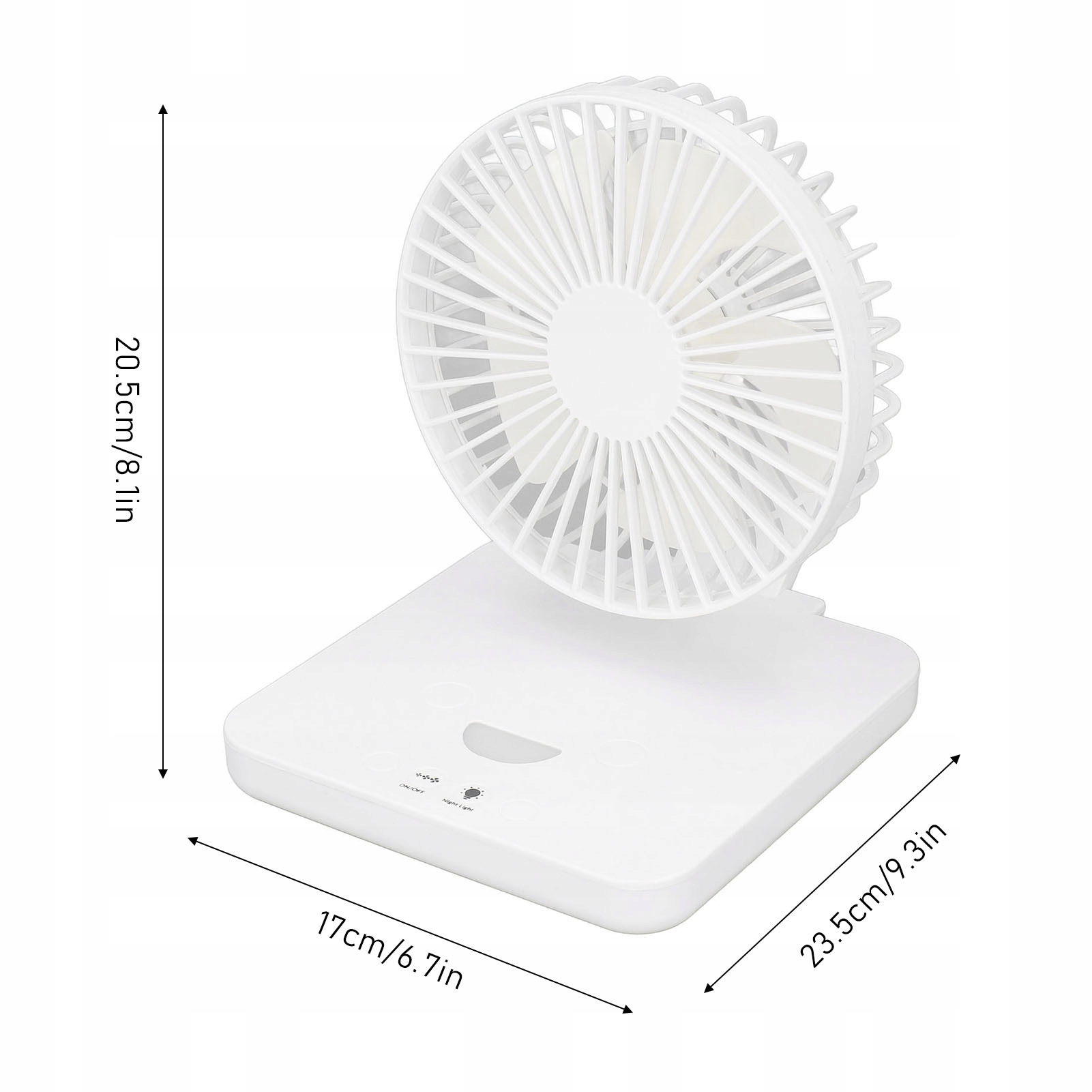 MOCNY WENTYLATOR WIATRAK BIURKOWY STOJĄCY USB Model WENTYLATOR