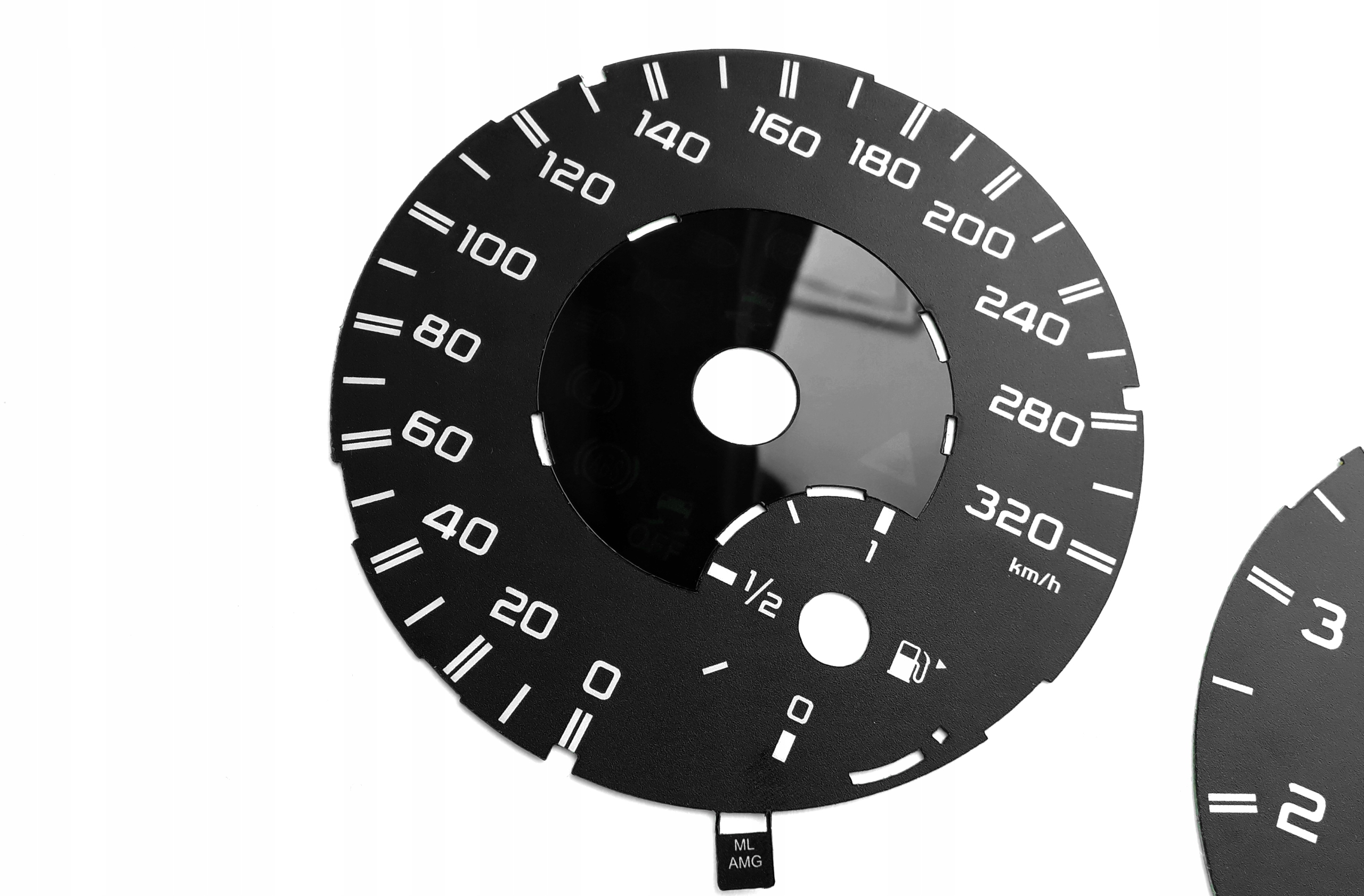 MERCEDES ML DO AMG TARCZE LICZNIKA ZEGARY MPH KMH Producent części Moman