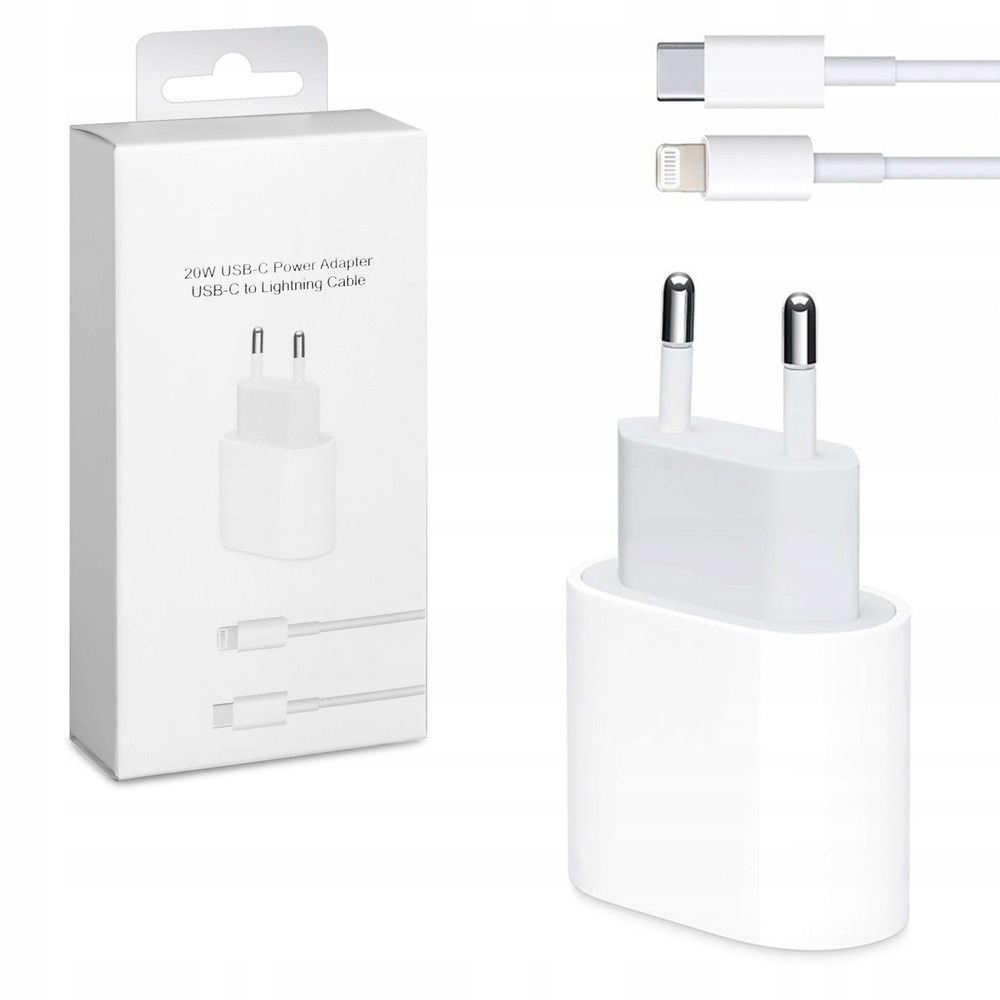 Ładowarka USB-C 20W + kabel do iPhone 11 12 13 14 - Sklep, Opinie, Cena w