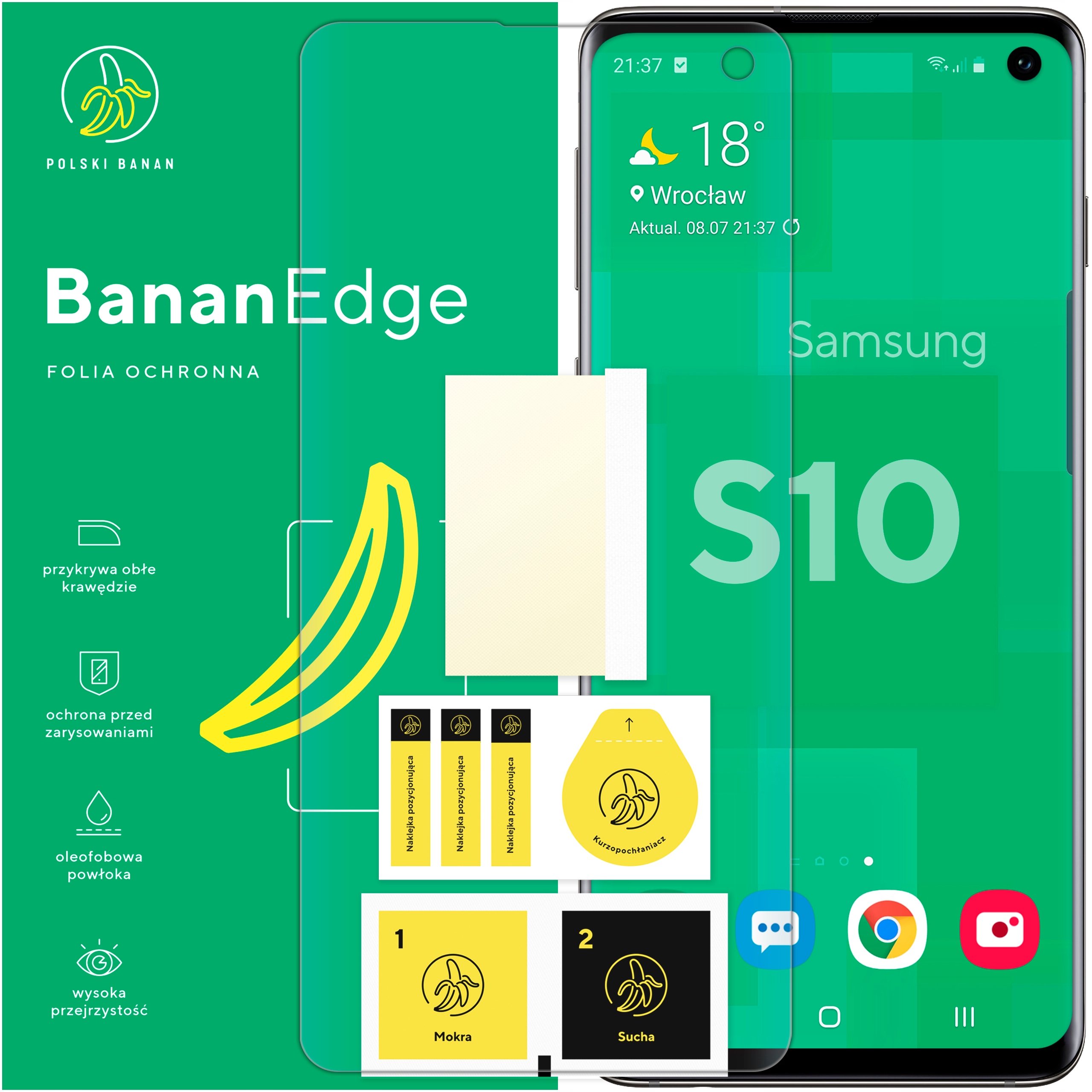 Folia ochronna BananEdge do Samsung Galaxy S10-Zdjęcie-0
