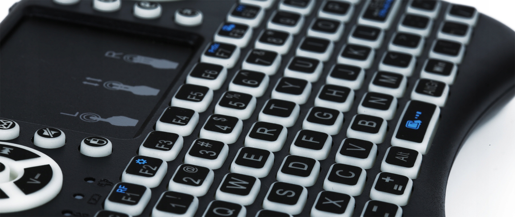 MINI KLAWIATURA BEZPRZEWODOWA PRZENOŚNA BLUETOOTH LED BT PC SMART TV Kod producenta AL2377