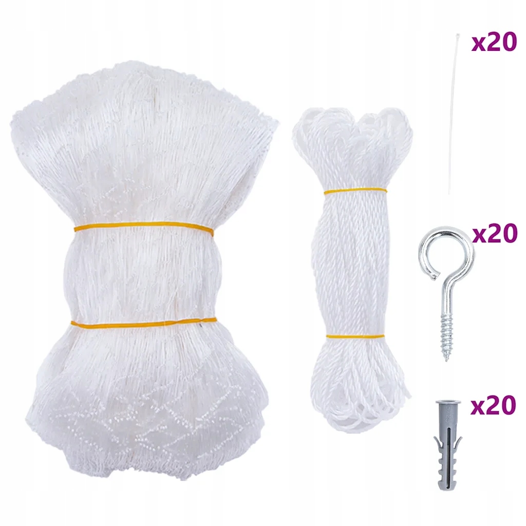 Levně Síť pro kočky průhledná 4x3 m Nylon