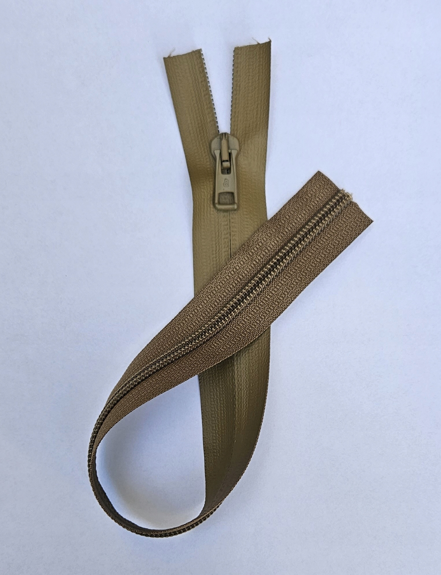 Taśma zamkowa suwakowa wodoszczelna 6,4 mm zielona khaki