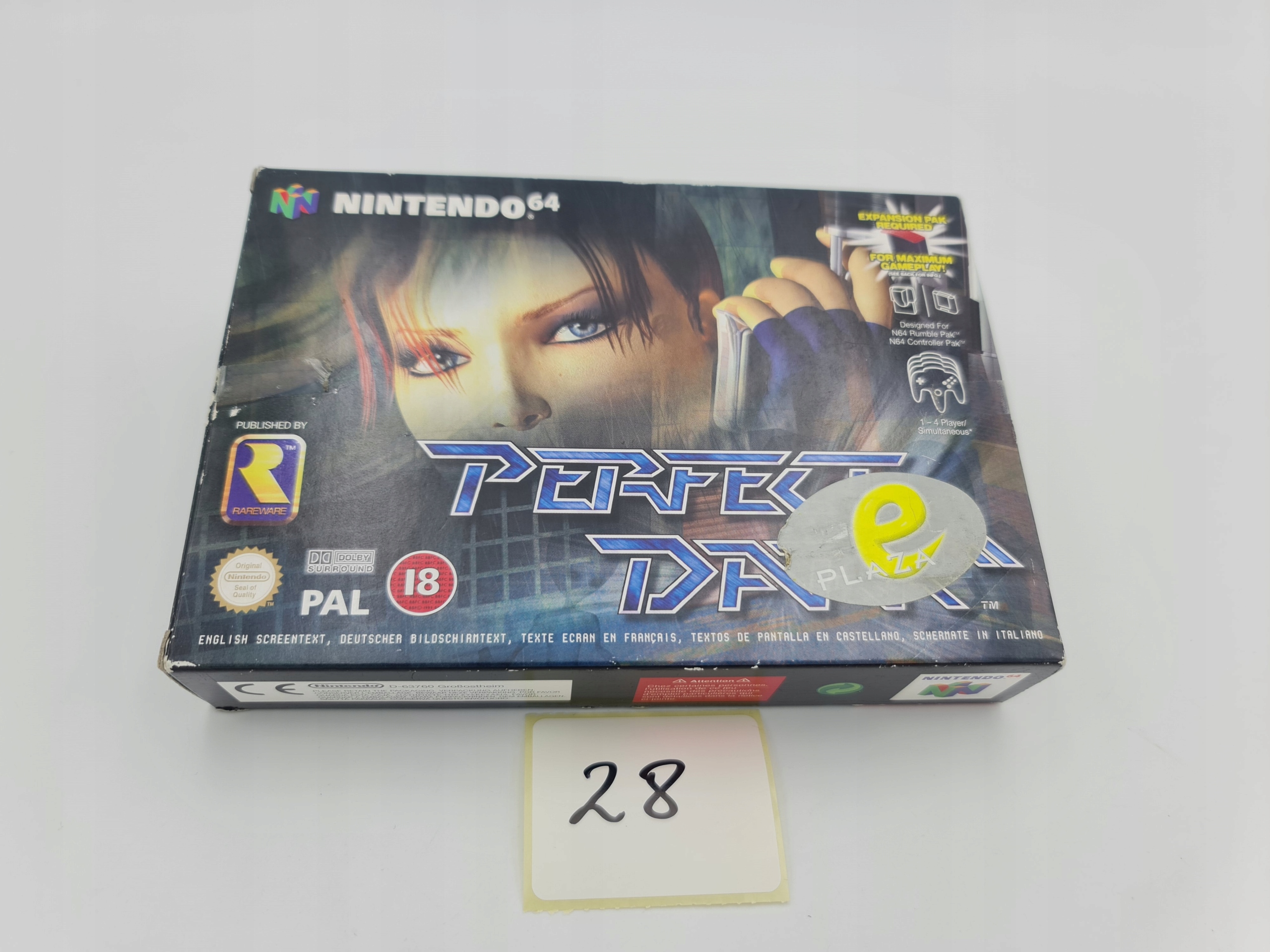 NINTENDO 64 PERFECT DARK KARTON BOX Producent Nintendo