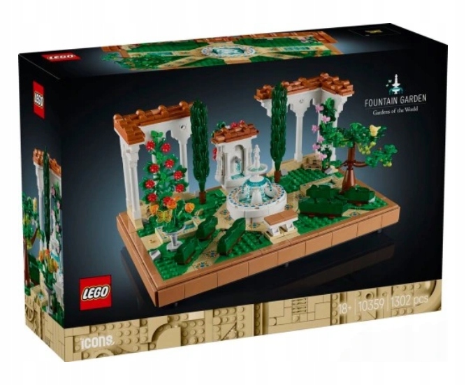 Lego 10359 Icons – Fontána V Zahradě