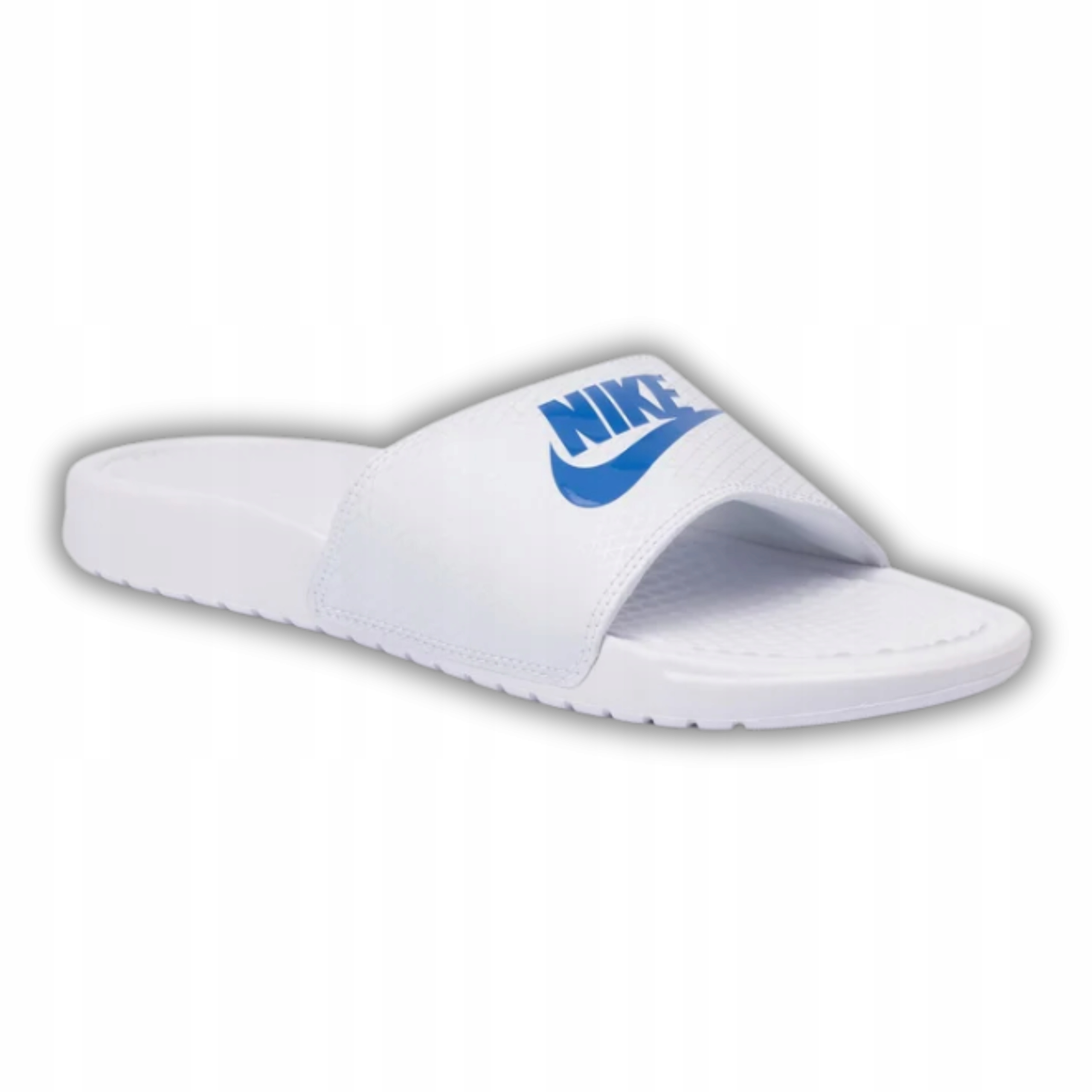 Pánské Pantofle Nike Benassi Jdi Bílé Sportovní Na Léto Bazén Velikost 40