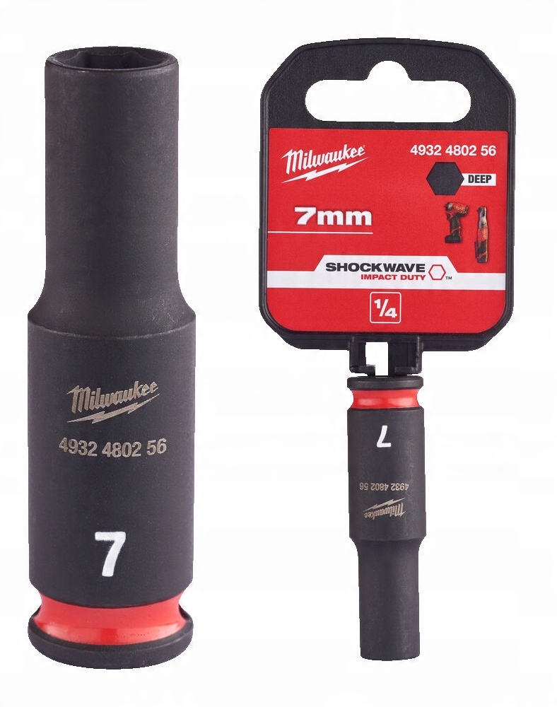 

Nasadka udarowa 7 mm 1/4" długa Milwaukee