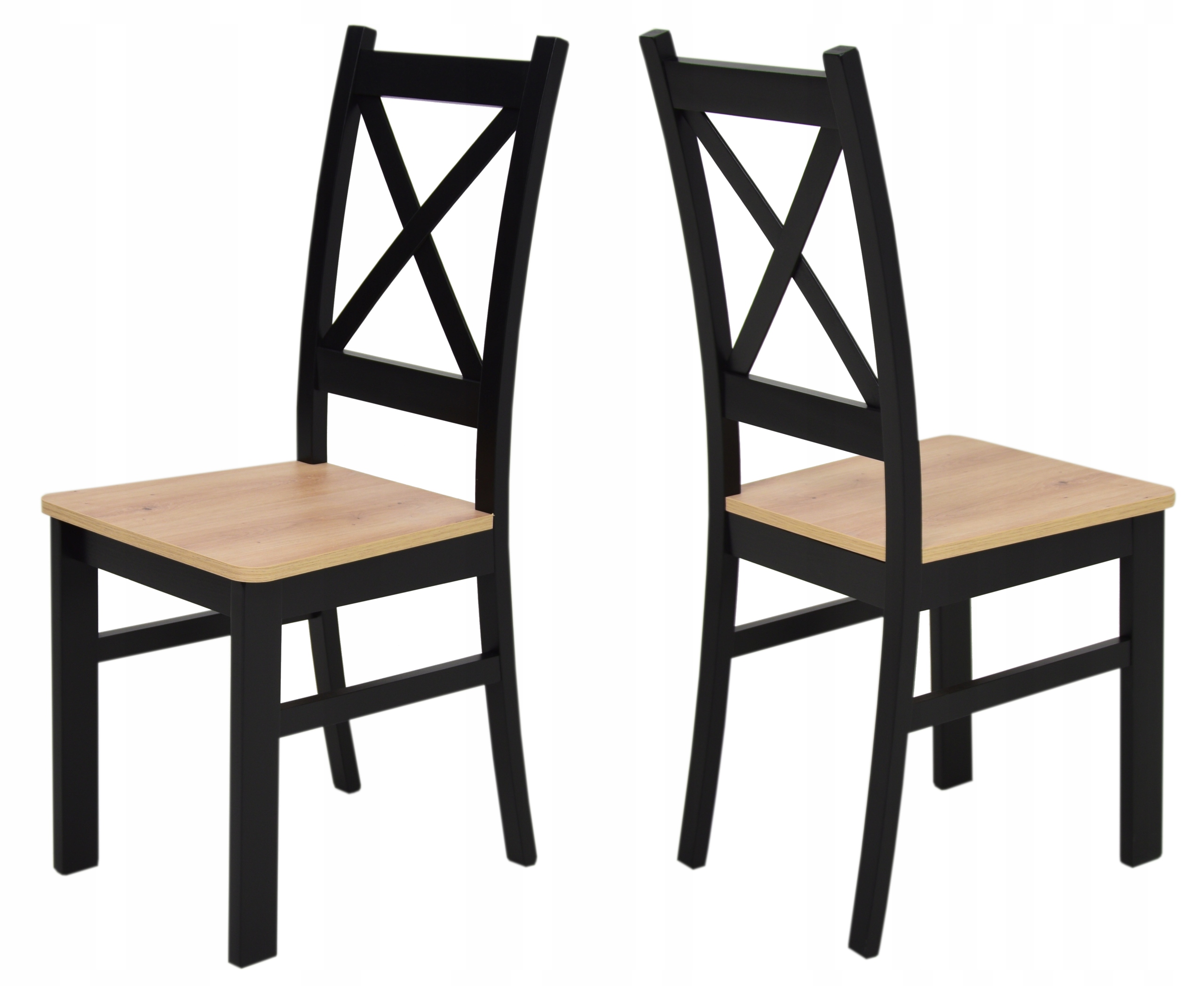 rozkładany stół LAMEL i 4 drewniane krzesła BOHO Marka Pola-Meble