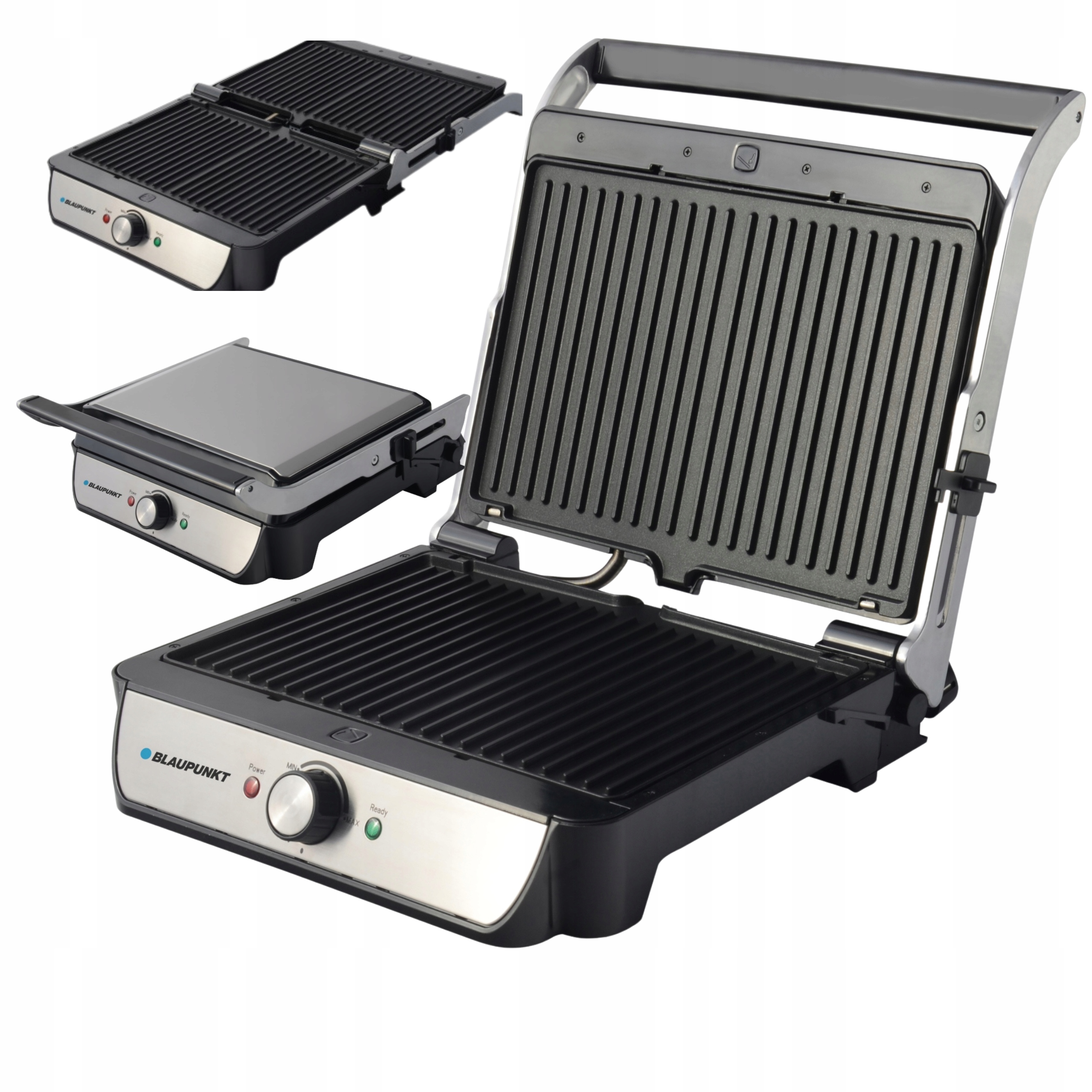 Grill elektryczny 2000W otwierany 180 nieprzywierający Blaupunkt GRS701