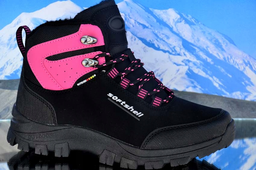 GÓRSKIE ORGINALNE ZIMOWE BUTY TURYSTYCZNE SPORTOWE SOFTSHELL OCIEPLANE HR Marka bez marki