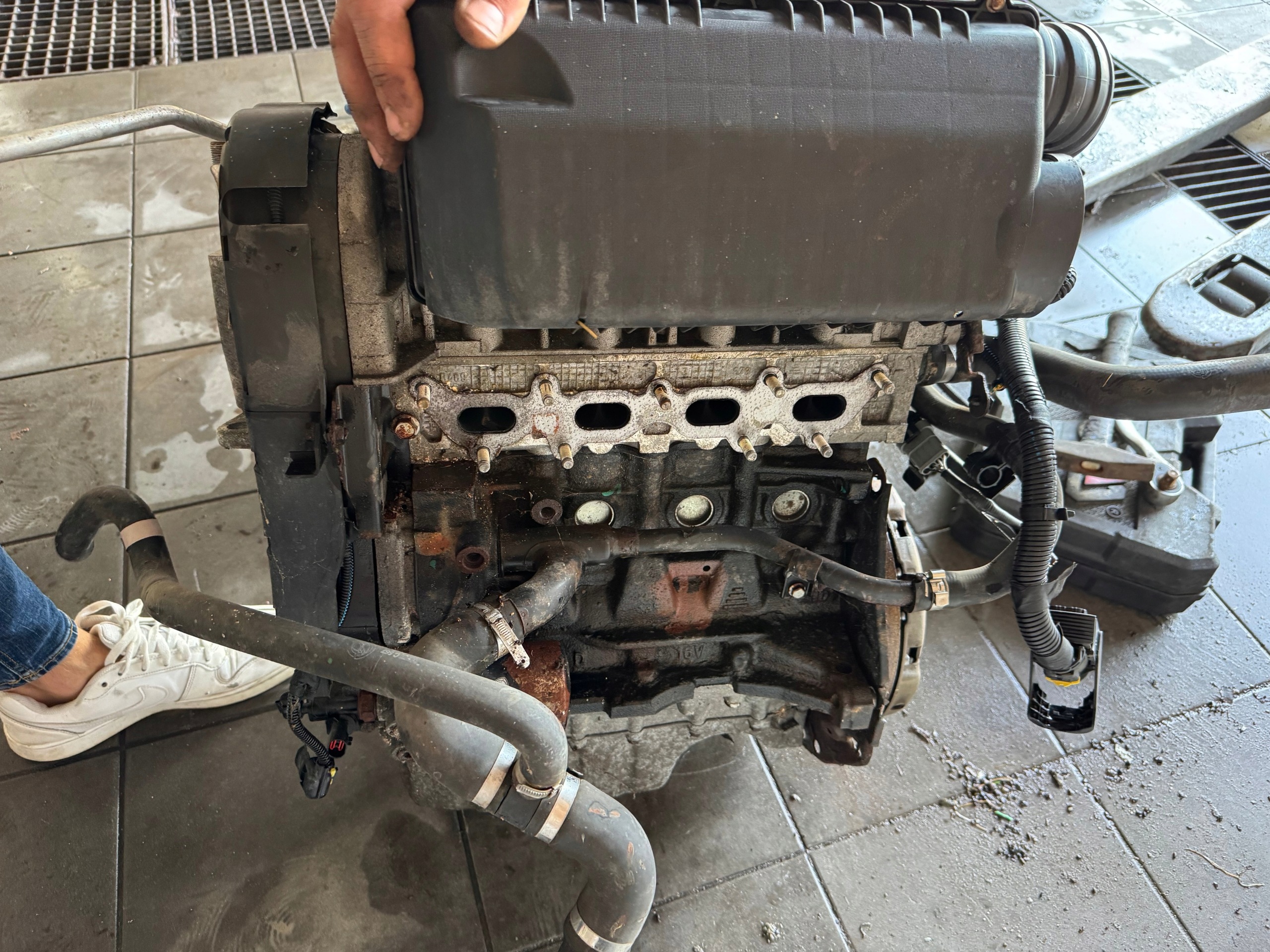 FIAT 500 PANDA 1.4 B 101KM engine 169A3000 100hp complete Z with accessories !