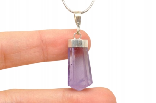 * Ametyst Velmi Dobrá Kvalita Nádherný Přívěsek Krásný Exemplář Č. 28 *