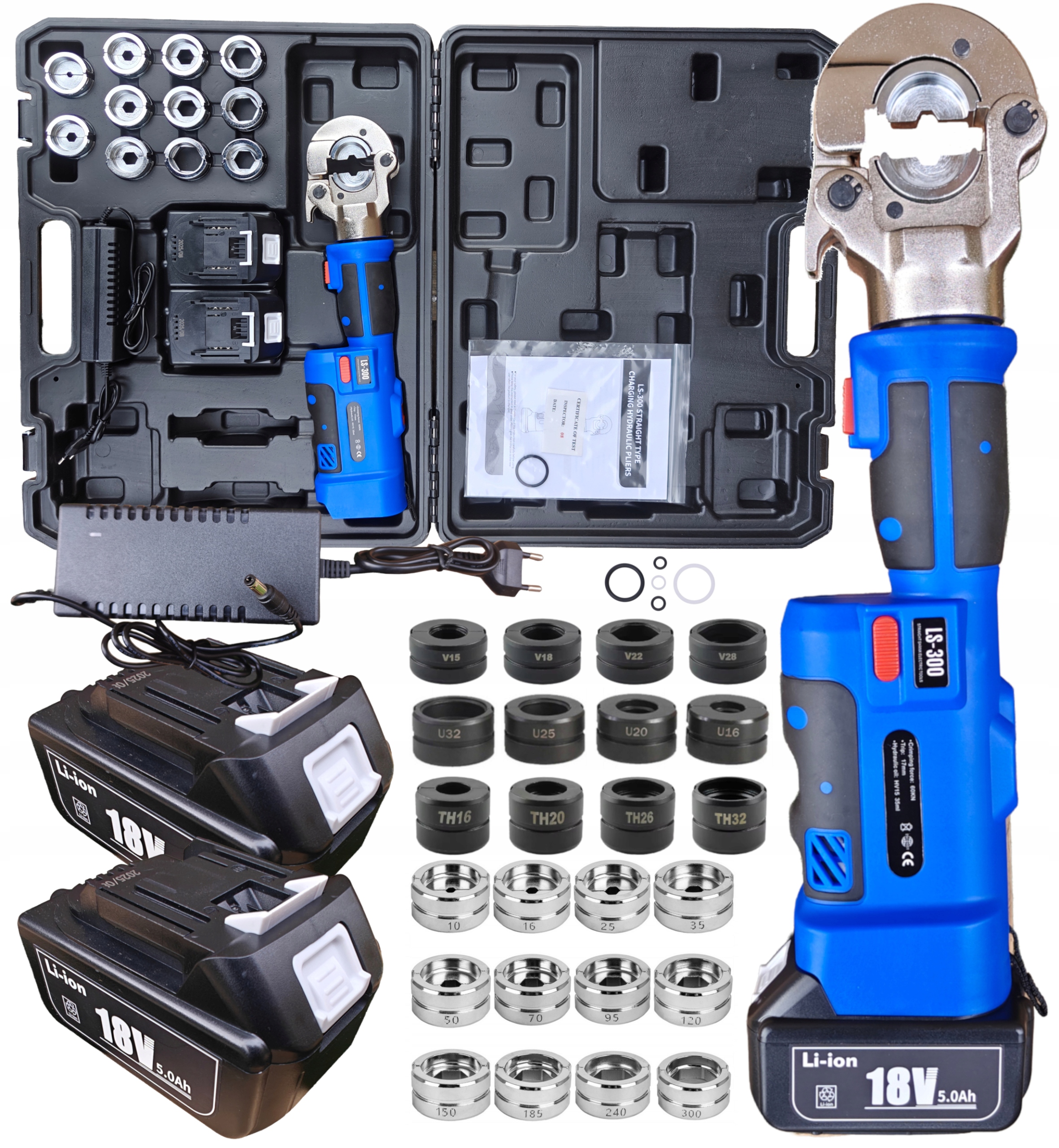 Hydraulická Krimpovačka Pex rúrok medzi káblami Akumulátorová 24 Matric