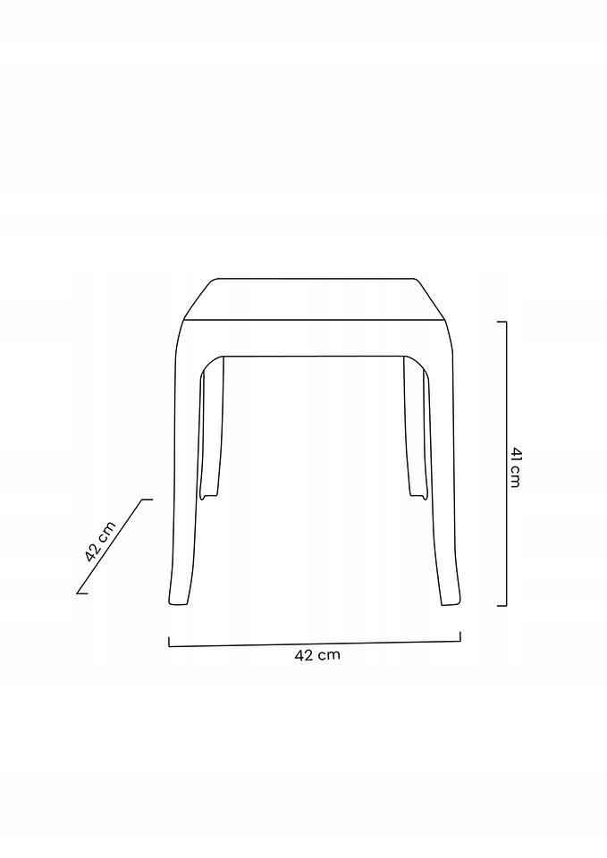 Stolik GHOST transparentny - poliwęglan Kolekcja GHOST