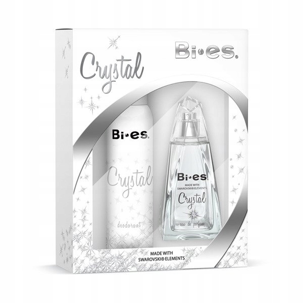 Bi-Es Crystal darčeková sada parfumovaná voda 100 ml + dezodorant 150 ml