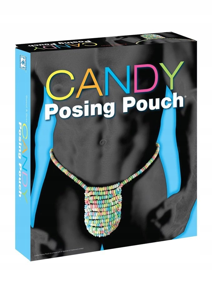 

Jadalne Stringi Męskie Candy Cukierki Pudrowe