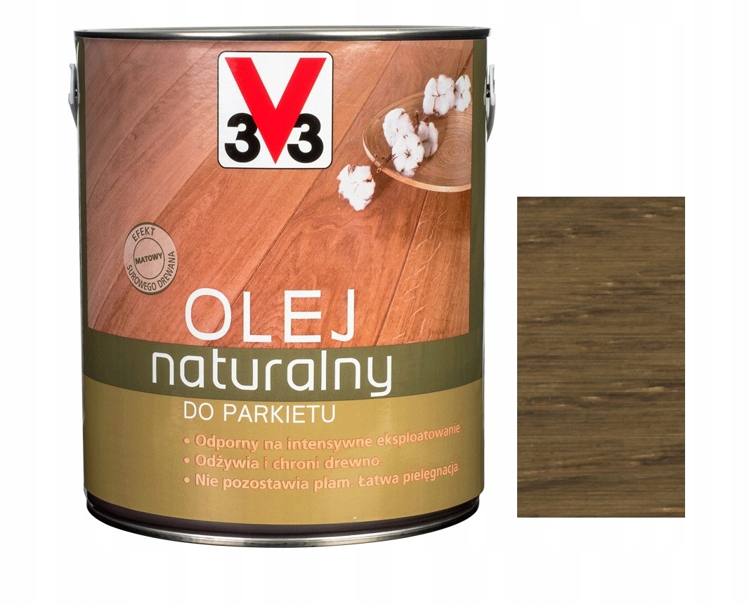 V33 Olej Naturalny Do Parkietu Bezbarwny 2.5L