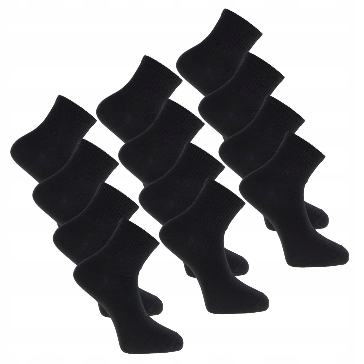 

Moraj Skarpetki 3/4 Czarne 12 Par Socks 39-42