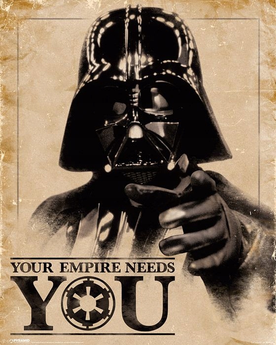 

Plakat Star Wars Your Empire Needs You 40x50 cm