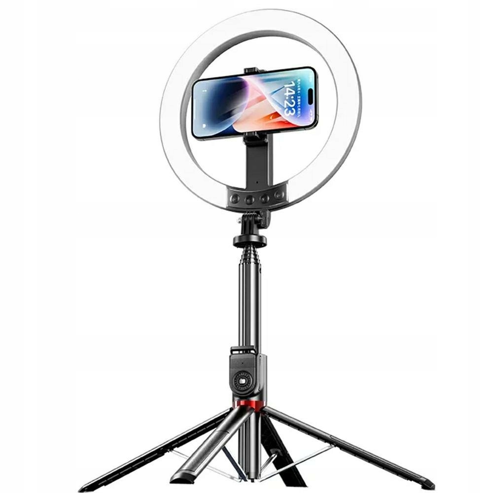 Držák Na Telefon S Lampou Usams ZB323 10PALCOVÝ 1200MAH 2,3 M Černý