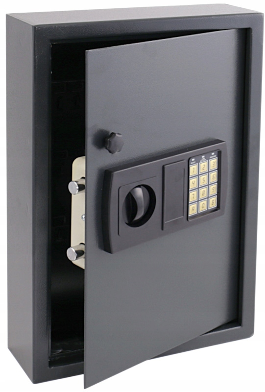 Sejf elektroniczny na klucze 48szt 45x30x10cm 3mm szafka skrzynka