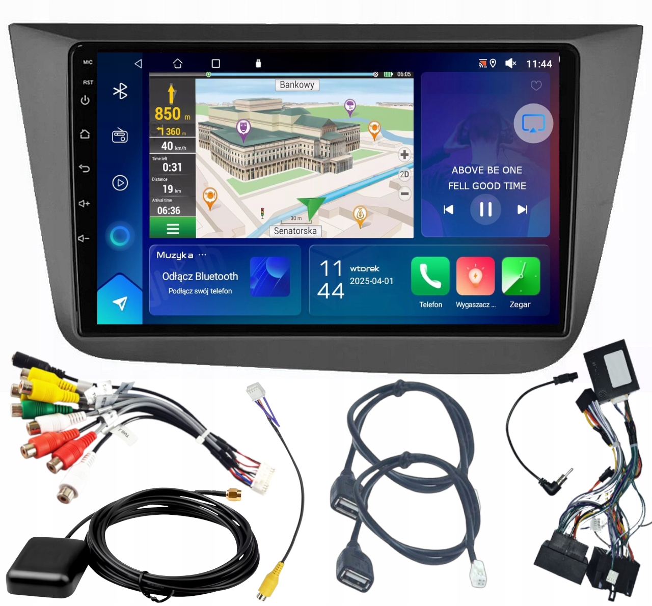 Automobilové Rádio Gps Seat Altea 2004-2015 Wifi Carplay Usb 2GB 64GB