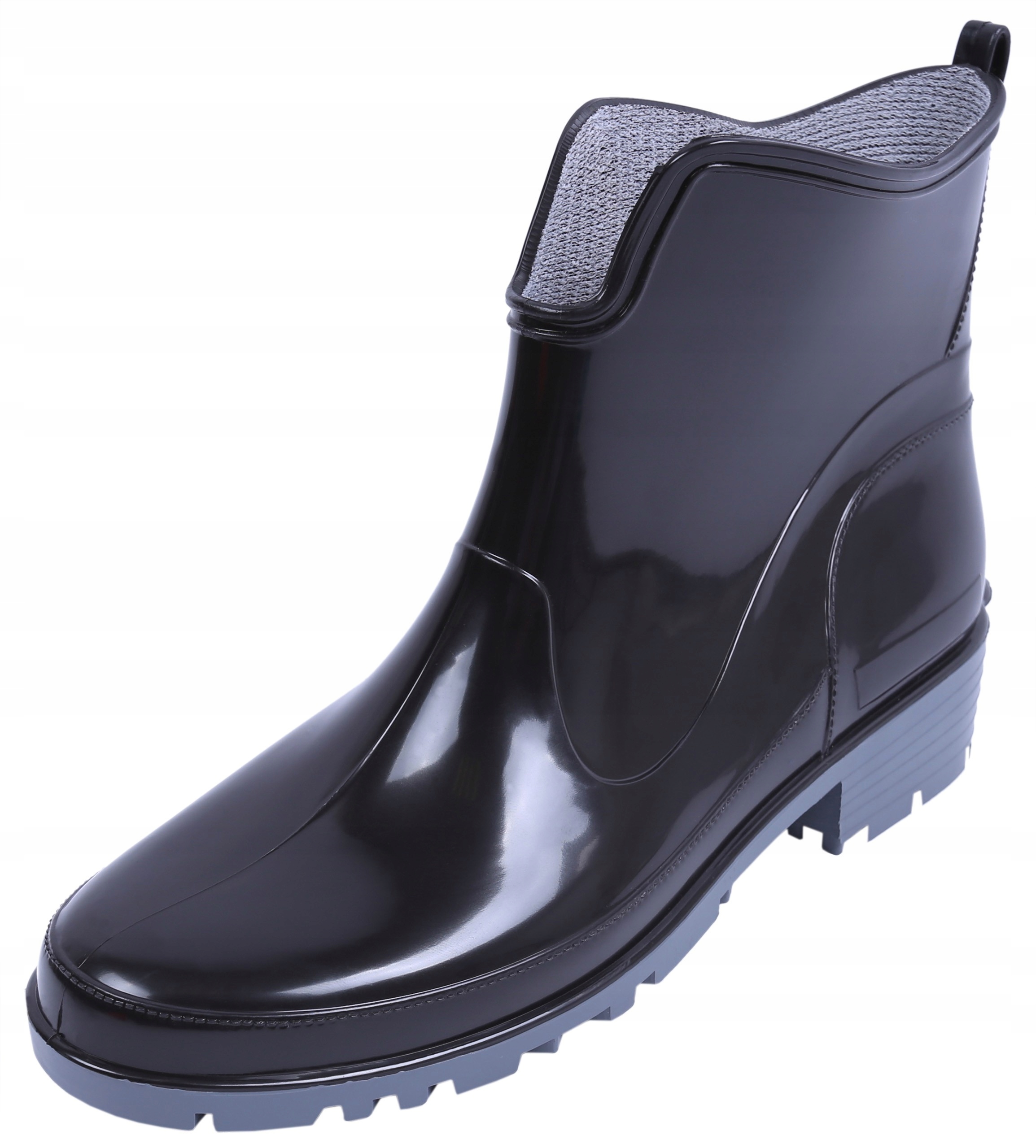 

Czarne, krótkie kalosze Lemigo 42 Eu