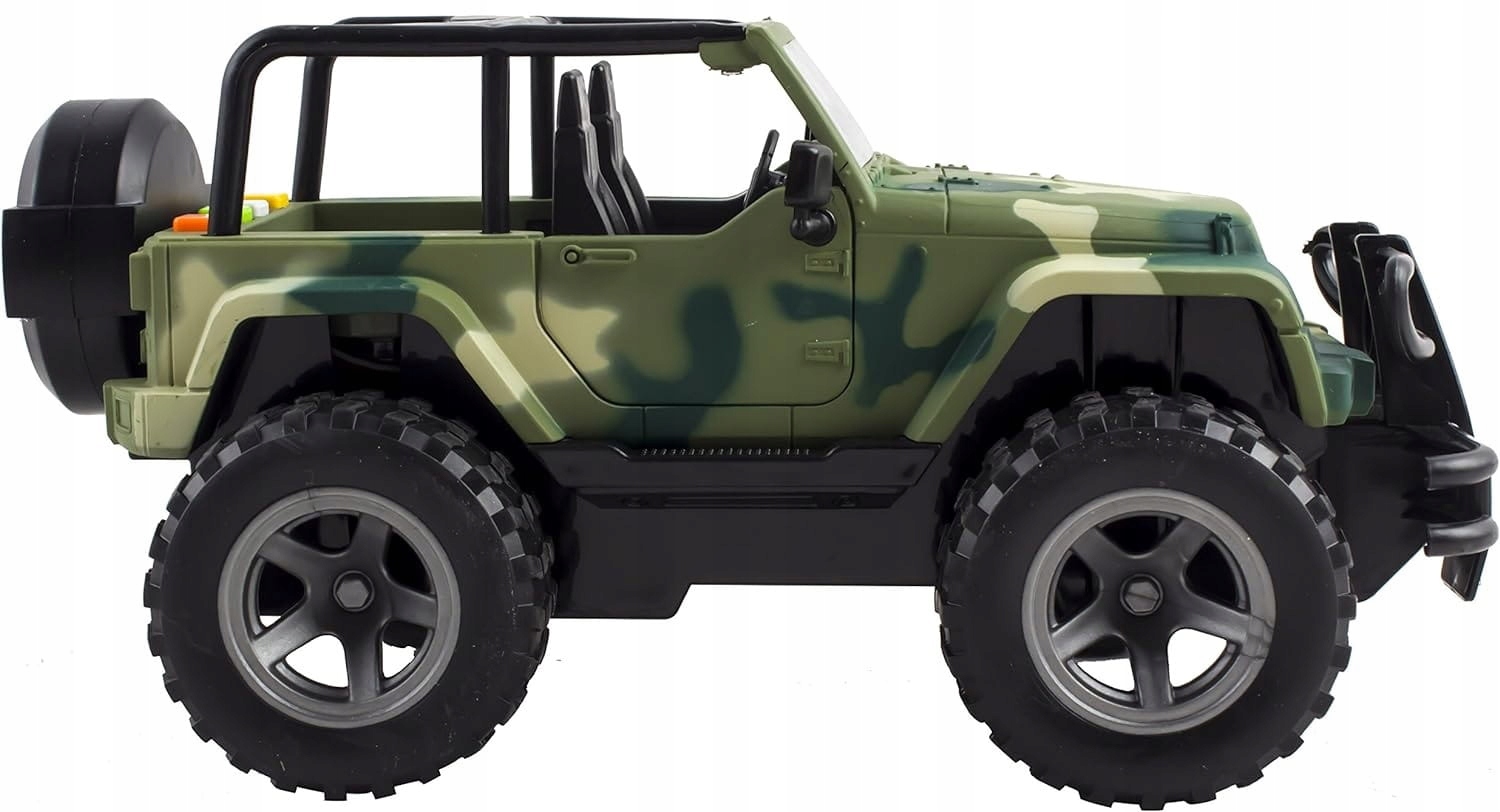 JEEP WOJSKOWY AUTO NAPĘD ŚWIATŁO DŹWIĘK ARMIA WOJSKO Marka bez marki