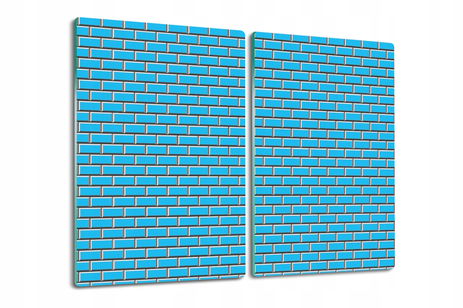 Deska na krájení Tvrzené Sklo do kuchyně 2x30x52 Cihlová zeď
