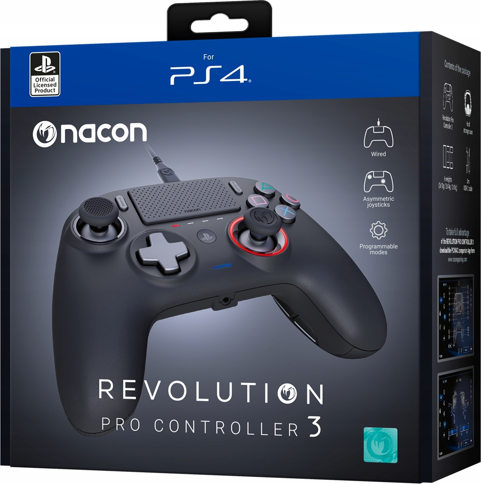 NACON PS4 Pad Revolution Pro Controller 3 - Black