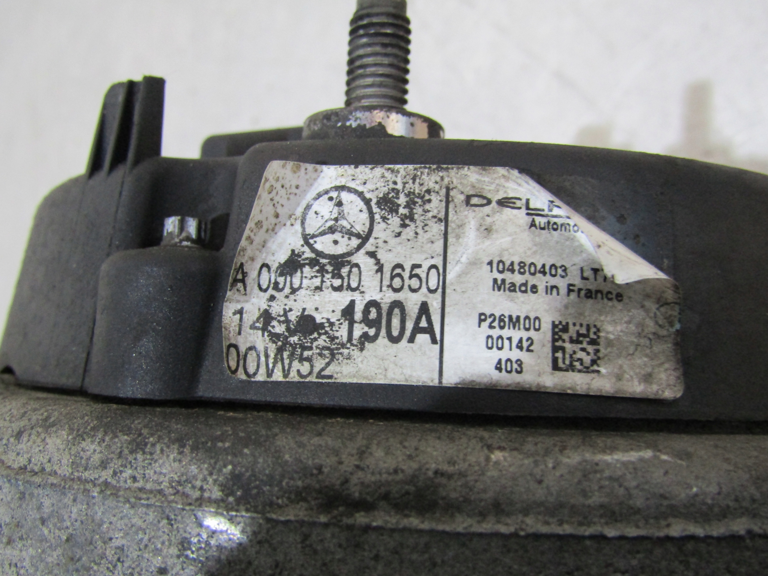 ALTERNATOR 190A MERCEDES E-KLASA W210 2.2 2.7 3.2 CDI A0001501650 Typ samochodu Samochody osobowe