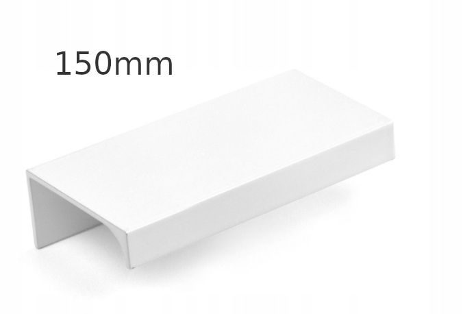 

Uchwyt krawędziowy U9 biały mat 150mm Zobal