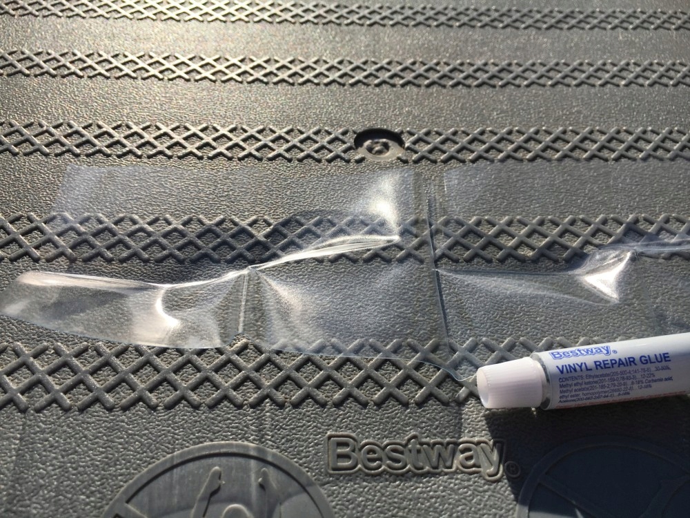 

Łatki oraz klej łata do basenu Bestway stelażowego