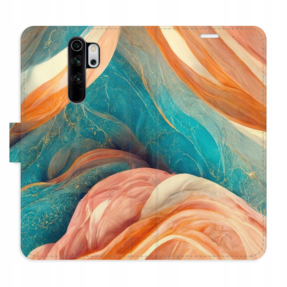 Etui z klapką iSaprio Blue and Orange do Xiaomi Redmi Note 8 Pro
