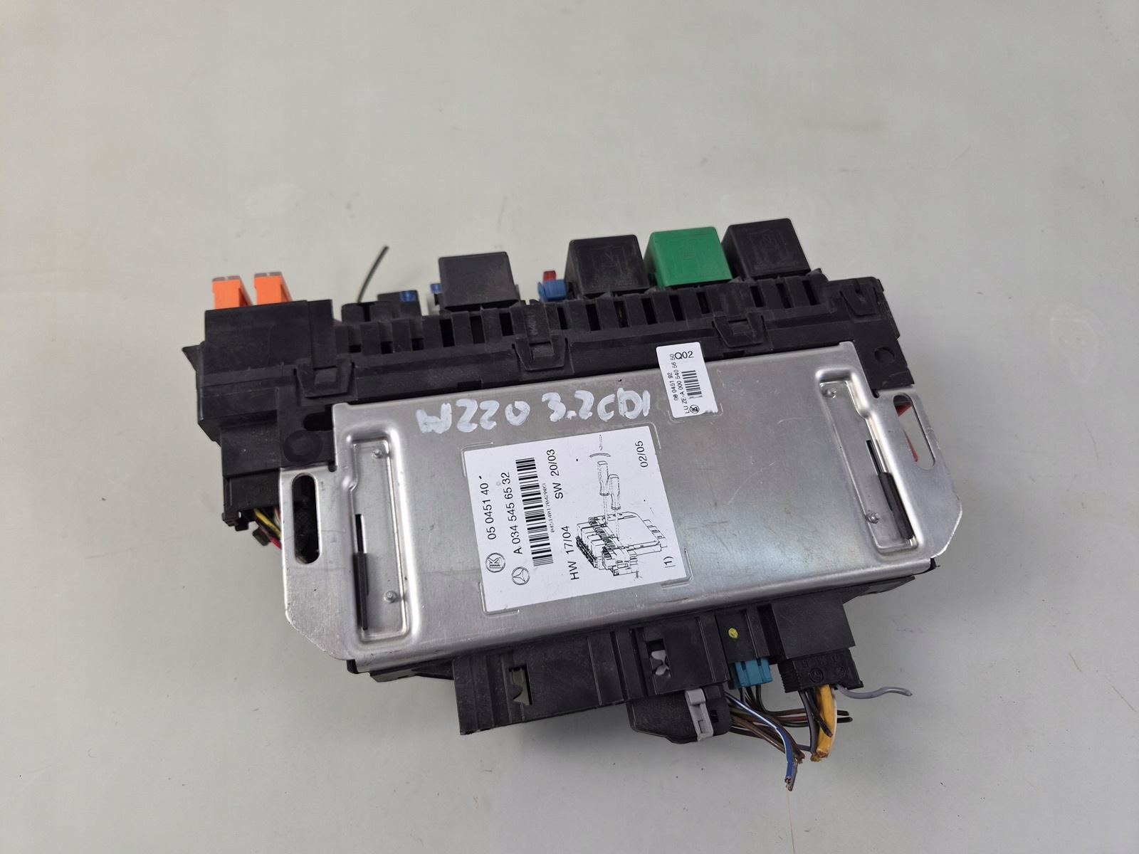 module SAM control unit MERCEDES s-class W220 LIFT fuse box BSI