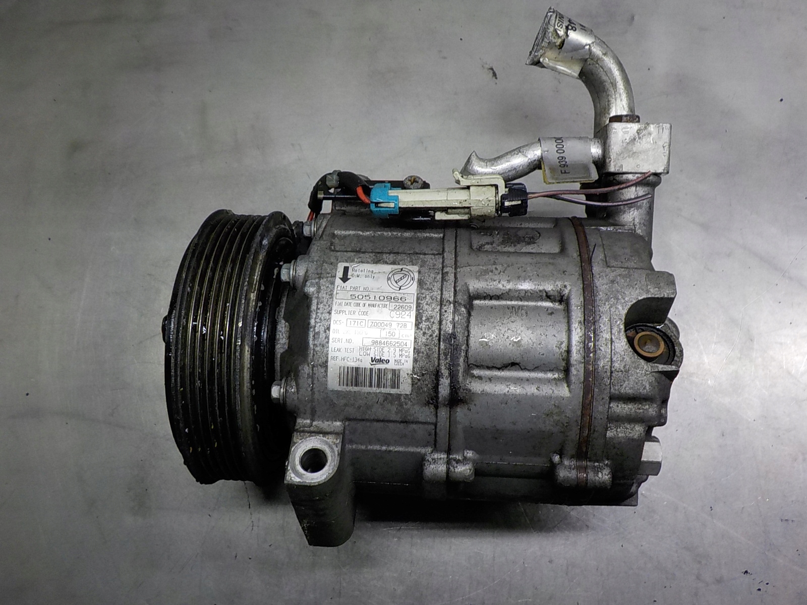 ALFA ROMEO 159 КОМПРЕССОР КОНДИЦИОНЕРА 50510966