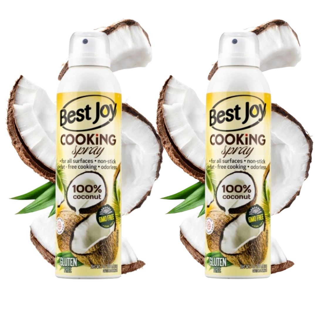 Levně Best Joy Cooking Spray 100% Coconut 500 ml kokosový Keto Low Carb 0 kalorií