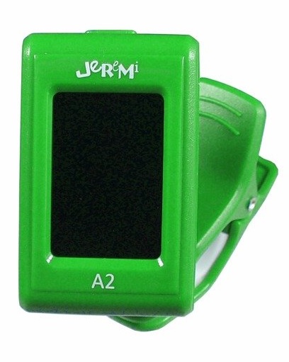 TUNER STROIK GITAROWY JEREMI A2 NA GRYF KLIP ZIEL.