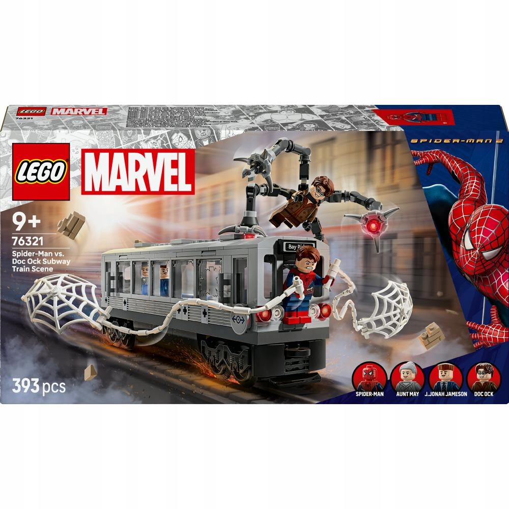 Lego Marvel Heroes Spider-Man versus Doc Ock – scéna v metru 76321